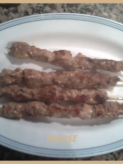 Una foto de Pinchos morunos de cerdo