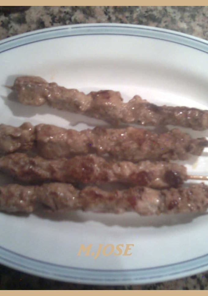 Una foto de Pinchos morunos de cerdo
