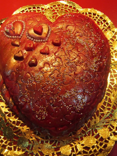 Una foto de Tarta corazón San Valentín