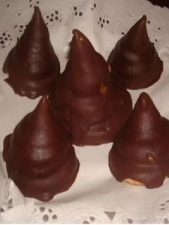 Una foto de Copitos de dulce de leche y chocolate
