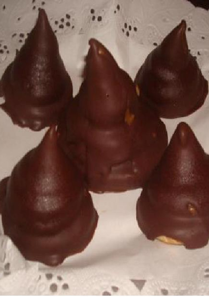 Una foto de Copitos de dulce de leche y chocolate