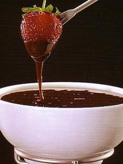 Una foto de Fresas bañadas con chocolate