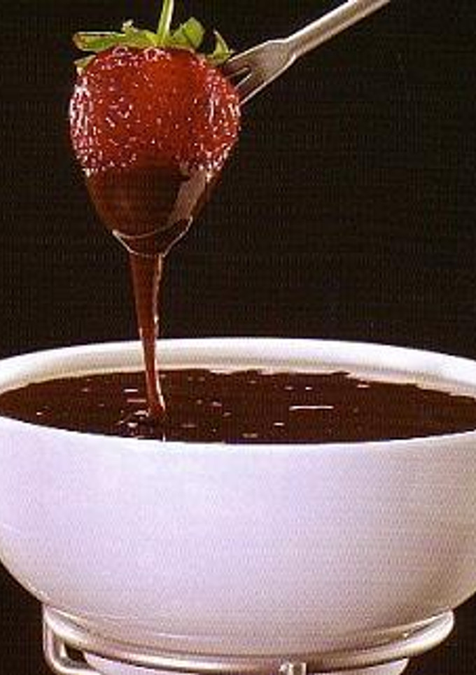 Una foto de Fresas bañadas con chocolate