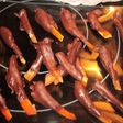 Palitos de naranja y chocolate