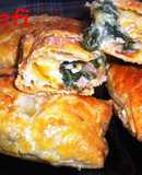 Empanadas de acelgas, atún y quesos