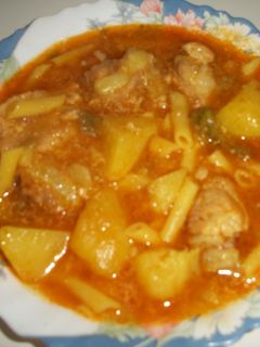 Una foto de Guiso de costillejas en salsa de almendras