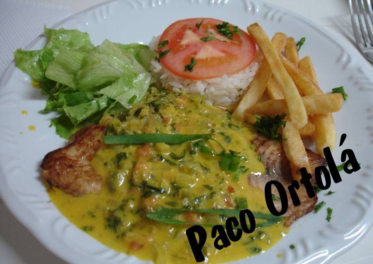 Tilapia ao molho de coco