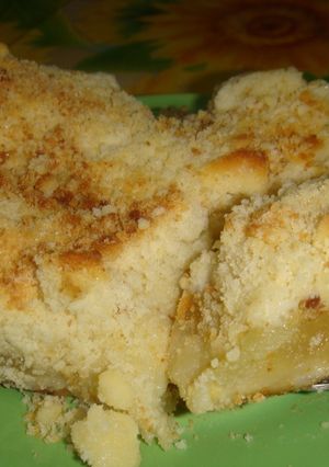Una foto de Tarta arenosa de manzana