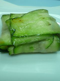 Una foto de Ravioli de calabacín