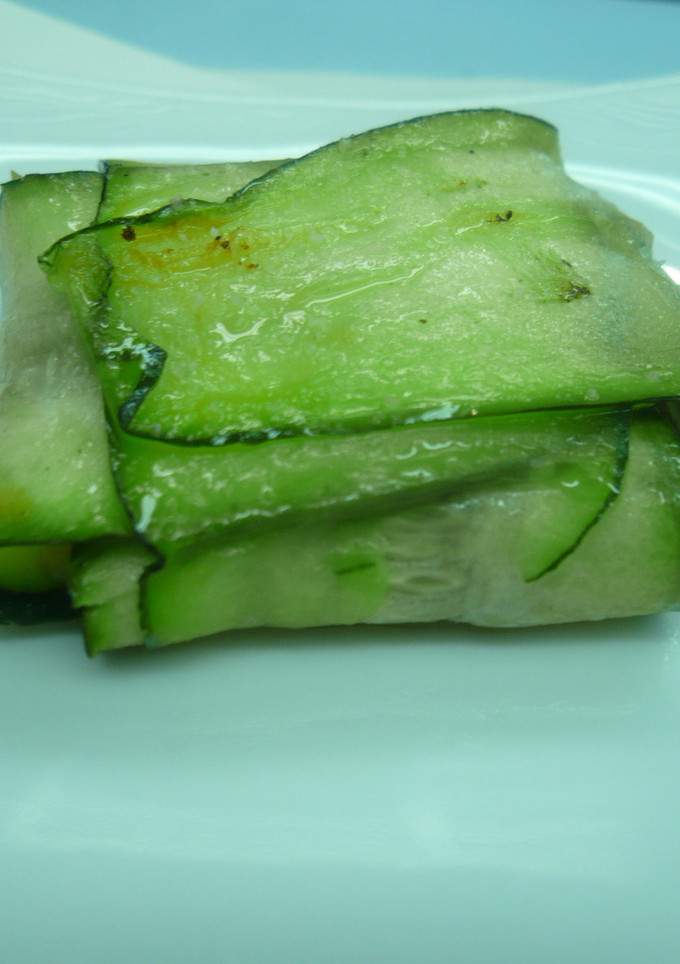 Una foto de Ravioli de calabacín