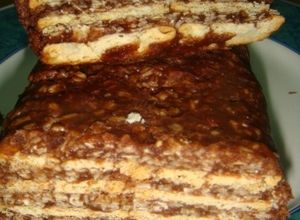 Una foto de Turrón de avena y chocolate