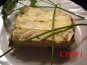 Una foto de filete de lomo con nata