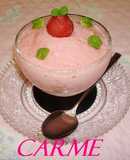 Helado de fresones light