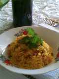 Arroz gallo pinto a mi manera
