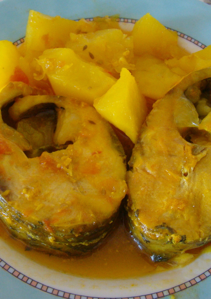 Una foto de Guiso de patatas con pescado