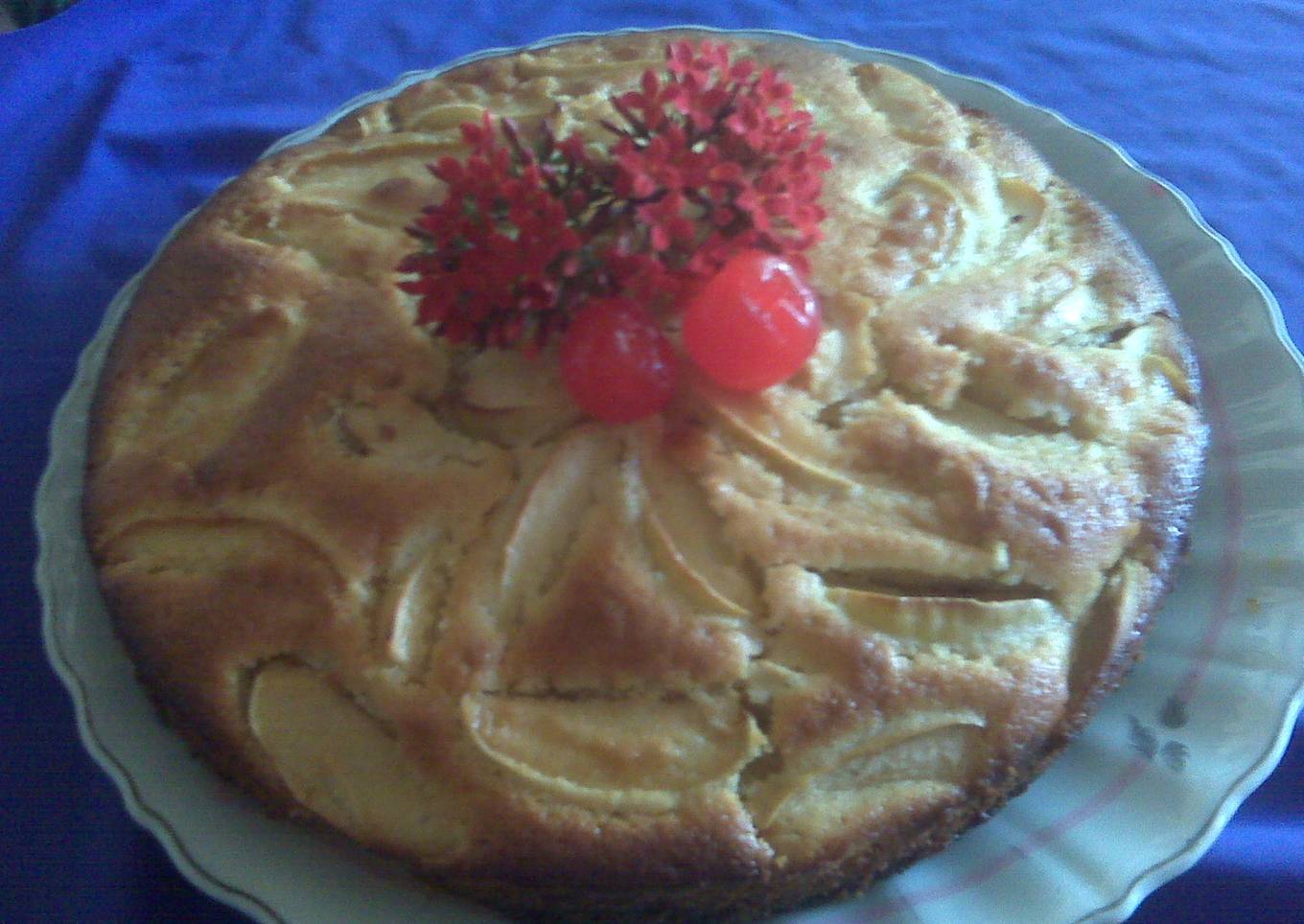 Pastelito sencillo de manzana<br />