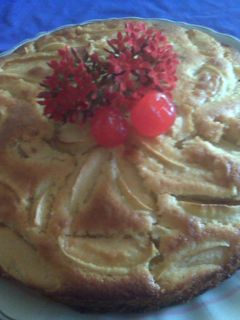 Una foto de Pastelito sencillo de manzana