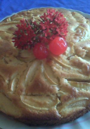 Una foto de Pastelito sencillo de manzana