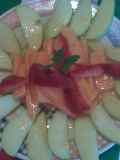 Una foto de Ensalada frutas fresca casera