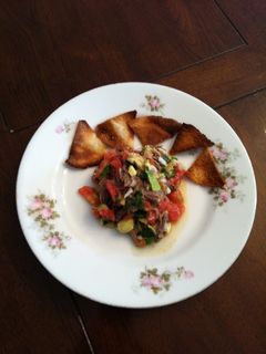 Una foto de Ensalada de carne TSIIK