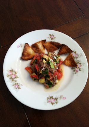 Una foto de Ensalada de carne TSIIK