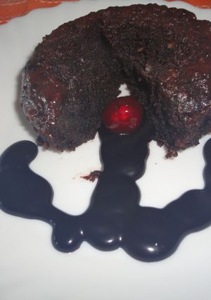 Una foto de Pastelito rápido de chocolate