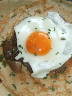 Una foto de Crêpe miroir