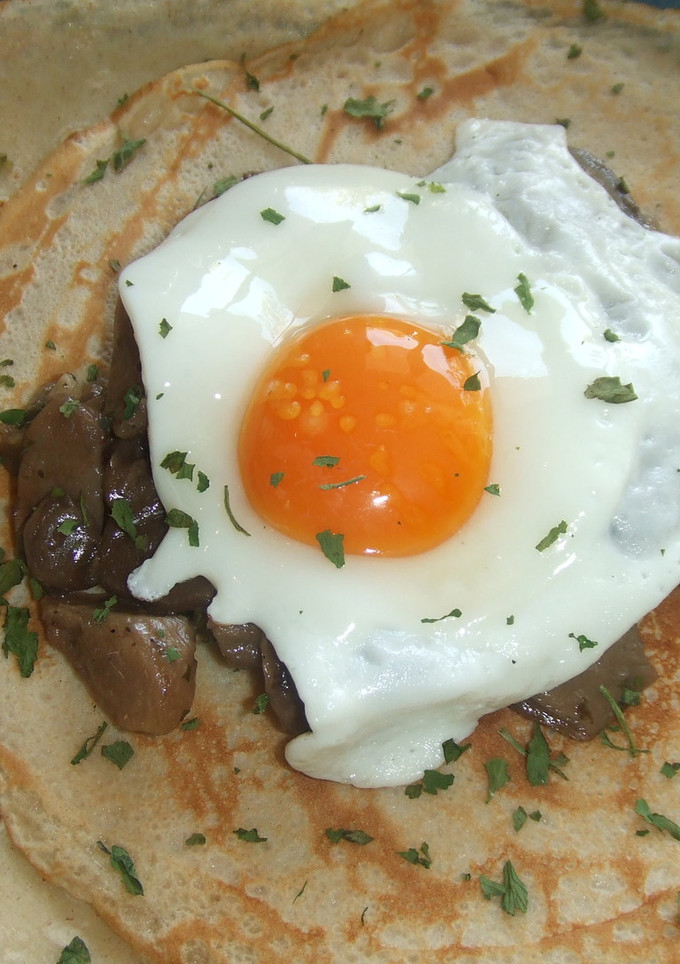 Una foto de Crêpe miroir