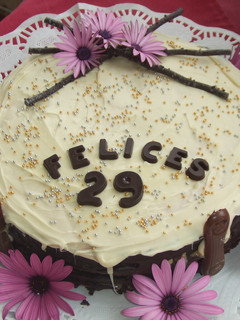 Una foto de Torta de cumpleaños "Margaritas"