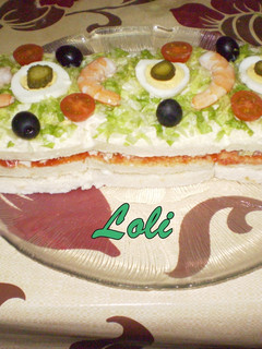 Una foto de Pastel vegetal agridulce