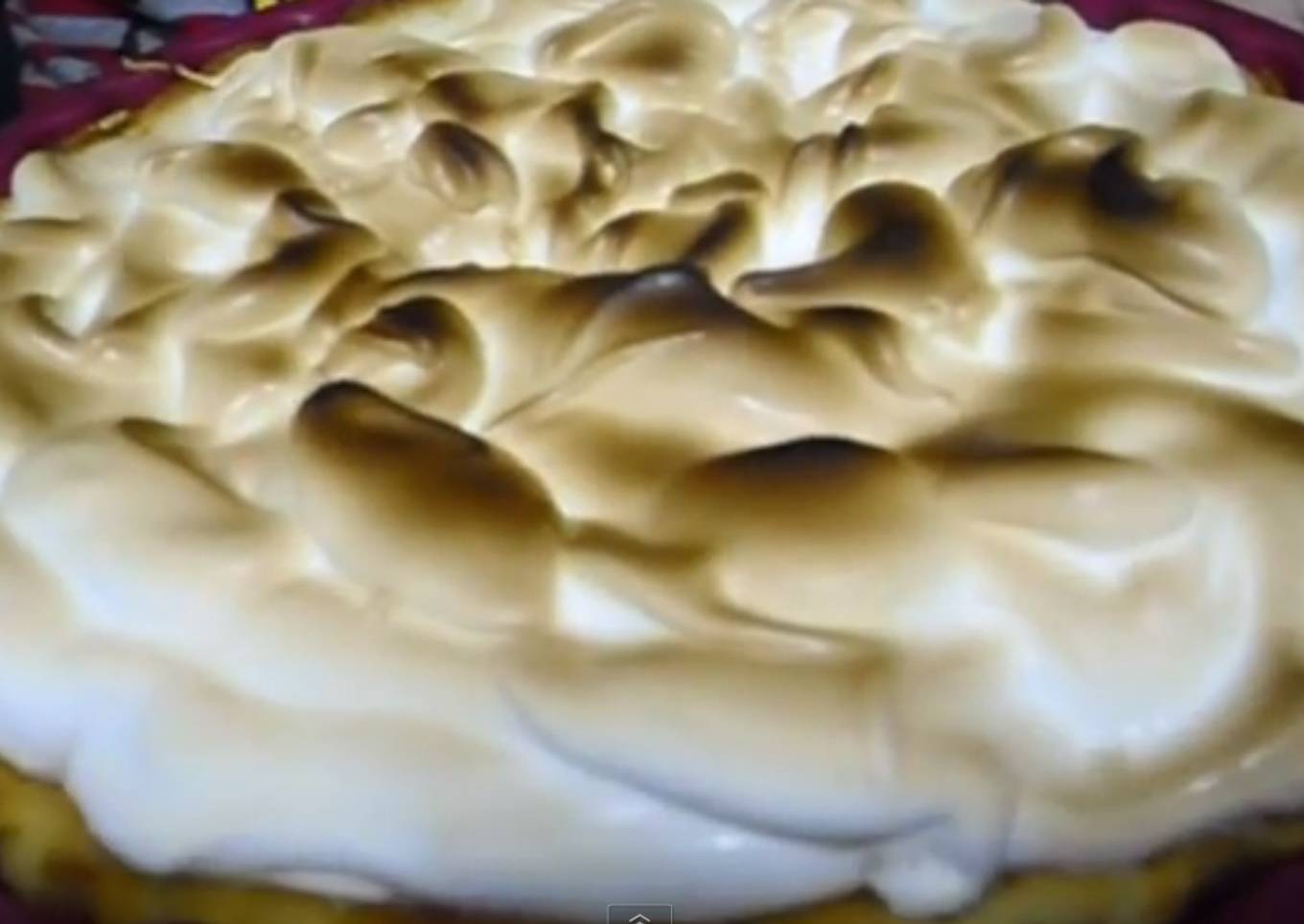Pastel de limón y merengue
