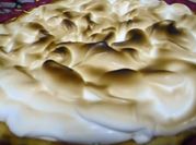 Una foto de pastel merengue sin azúcar