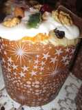 Pan dulce navideño en batidora