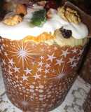 Pan dulce navideño en batidora