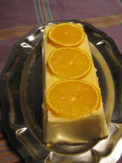 Una foto de Pastel fresquito de naranja