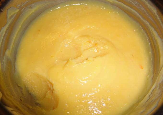 Foto principal de Crema de naranja para rellenar bizcochos
