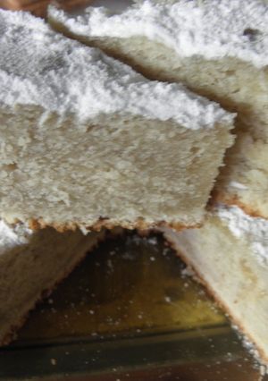 Una foto de Torta húmeda de peras