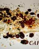 Bacalao al horno con frutos secos