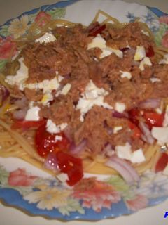 Una foto de Ensalada de spaguetti fácil