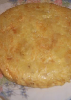 Una foto de Tortilla de patatas con manzanas