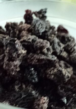 Una foto de Pasas de uva bañadas con chocolate