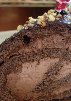 Una foto de Tronco de chocolate