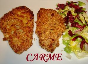 Foto principal de Pechuga de pollo almendrada crujiente al horno