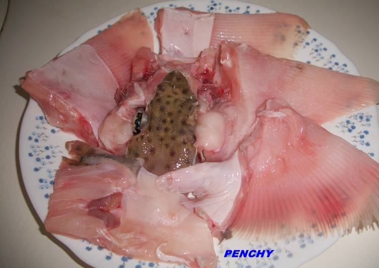 Raya al horno a la menorquina