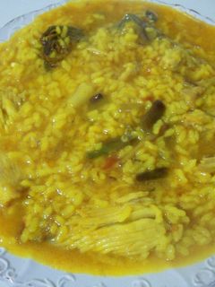 Una foto de Arroz meloso de raya