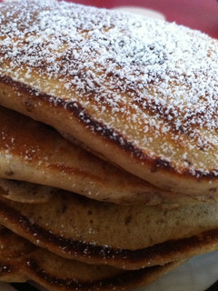 Una foto de Tortitas americanas con chocolate