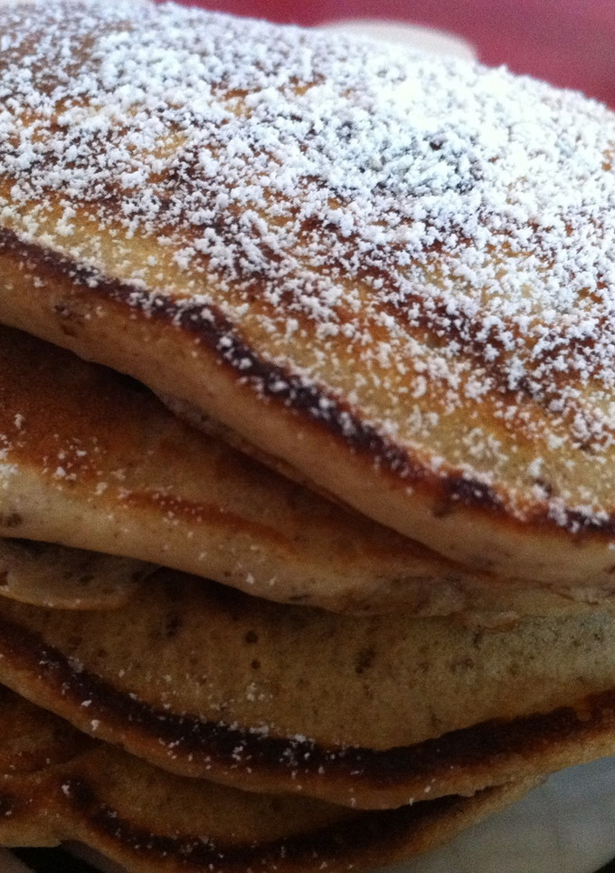 Una foto de Tortitas americanas con chocolate