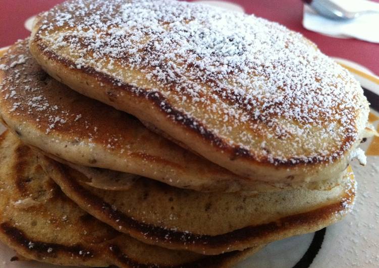 Tortitas americanas con chocolate