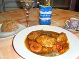 Pescada con gambas