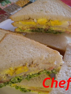 Una foto de Sandwich doble